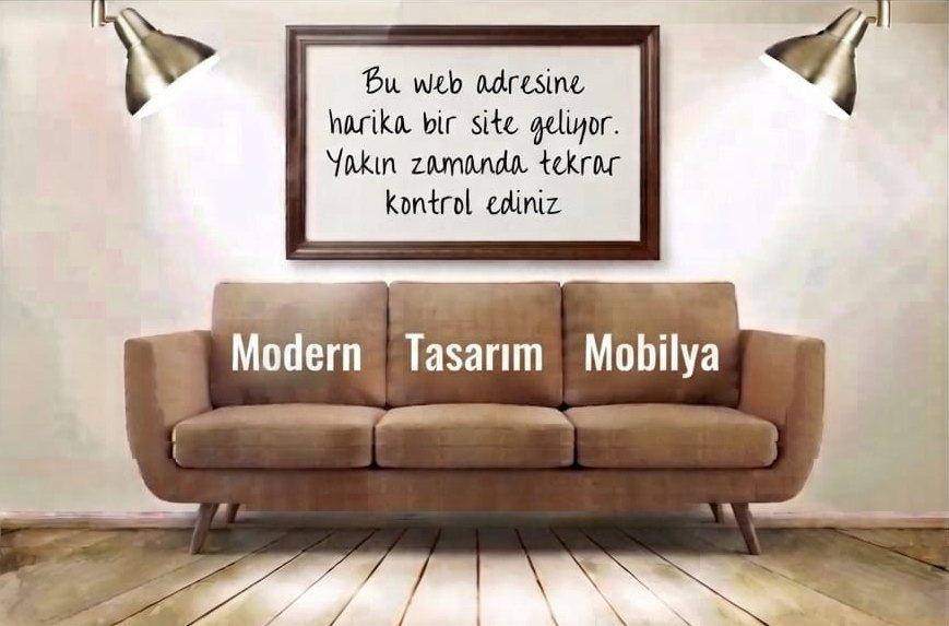 ModernTasarım Mobilya — bu web adresine yakında yeni sitemiz gelecek